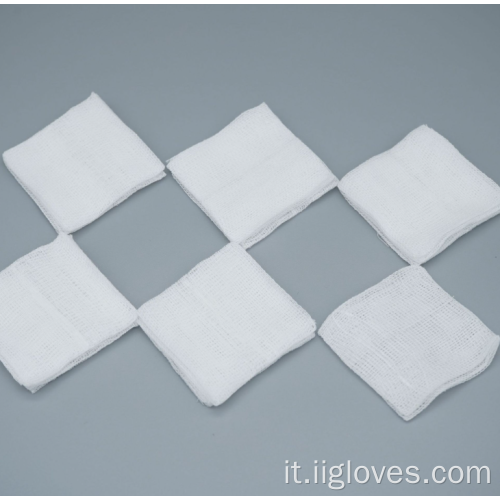 Garza di garza per cura della ferita 10x10 cm garza non sterile